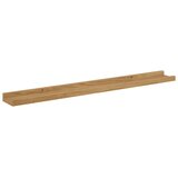 Polica na zidu 2 pcs Smeđa 80 x 9 x 3 cm Konstruirano drvo | shoptok.hr