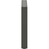  Noge za klub stolić U-oblik 2 kom antracit 50 x (42-43) cm čelik | shoptok.hr