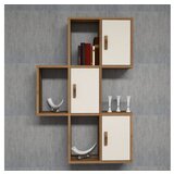 Hanah home flora walnut cream polica