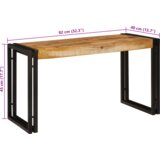 vidaXL Stolići za slaganje 3 kom Čvrsto Grubo Drvo Manga | shoptok.hr