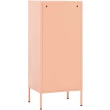 vidaXL Omara za shranjevanje roza 42,5x35x101,5 cm jeklo | Shoptok.si