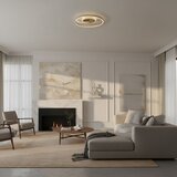  LED stropno svetlo LORENZO LED/22W/230V, prečnik 50 cm, zlatno | Eponuda.com