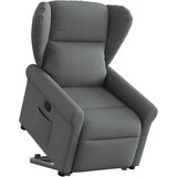 Maison Chic Naslanjač - Relax naslanjač s funkcijo vstajanja temno sivo blago, (22040138) | Shoptok.si