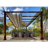 Paragon Outdoor - Aluminijska pergola Florenz s podesivim jedrima - 350x505 | BRANDED IN THE USA | shoptok.hr