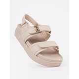 GOODIN Beige elegant platform sandals | shoptok.hr