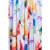 Numoco 194-5 Long summer dress with a belt - colorful flower pattern ? | shoptok.hr