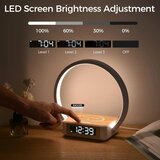 BLONBAR LED nočna lučka z budilko in Qi polnjenjem | Shoptok.si