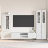 Set TV komoda FLORIN 3 kom. Bijelo Konstruirano drvo | shoptok.hr