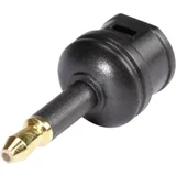 Toslink digitalni audio adapter [1x ženski konektor toslink (ODT) - 1x 3,5 mm optički muški konektor] crna