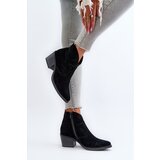 S. BARSKI Suede Cowboy Boots with Zip D&A | ePonuda.com