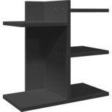  Organizator za stol crni 42 x 21,5 x 42 cm konstruirano drvo | shoptok.hr