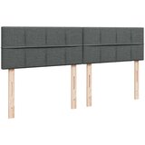 vidaXL Krevet s oprugama i madracem tamnosivi 200 x 200 cm od tkanine | shoptok.hr