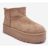 Kesi Leather snow boots on platform beige Corcoran | shoptok.hr