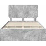  Krevetna konstrukcija s ladicama Betonski sivi 135 x 190 cm | shoptok.hr