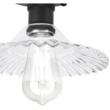  plafonski luster trish 1xE27/15W/230V crna/prozirna | Eponuda.com