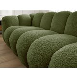 Bobochic Paris Zelena sedežna garnitura iz tkanine bouclé 232 cm Hippolyte – | Shoptok.si