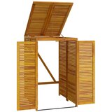  Spremište za kantu za smeće 70x89x117 cm masivno drvo bagrema | shoptok.hr