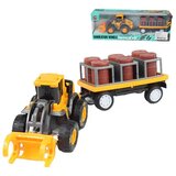 Magic Toys Engineering Truck: Traktor s sodi za olje in prikolico 24cm | Shoptok.si