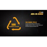Fenix FE18650LI35USB - 1 kom Punjiva litijum-jonska baterija USB/3,6V 3500 mAh | Eponuda.com