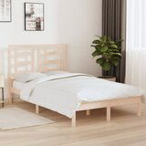 Maison Chic Posteljni okvir - Dvoposteljna postelja - Zakonska postelja brez vzmetnice 120x200 cm trdna borovina-J10522, (21761469) | Shoptok.si