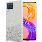 Cadorabo Ohišje, združljivo z Realme 8 4G / 8 PRO in prozorna z bleščicami - Zaščitni ovitek iz prožnega silikona TPU s svetlečimi bleščicami, (20859930) | Shoptok.si