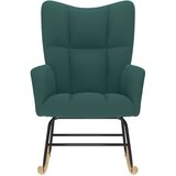  Stolica za ljuljanje od tkanine tamnozelena | shoptok.hr