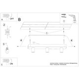  Sollux SL.1158 - Spot svetiljka TAVO 3xE27/15W/230V beton | Eponuda.com