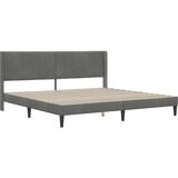  Okvir za krevet Tamno siva 180 x 200 cm Baršun - 180 x 200 cm | shoptok.hr