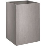 vidaXL Cvetlično korito sivo 52x48x75 cm vremensko odporno jeklo | Shoptok.si