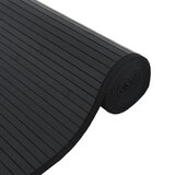  Tepih kvadratni crni 100x100 cm bambus | shoptok.hr