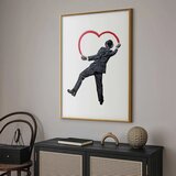  Plakat - Elegant Graffiti Artist 21x30 Zlatni okvir s margom | shoptok.hr