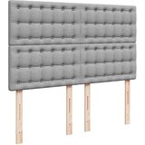  Krevet box spring s madracem svjetlosivi 140x200 cm od tkanine | shoptok.hr