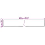  Tepih Print Krema 250 x 50 cm Poliester i PVC - Krema 50 x 250 cm | shoptok.hr