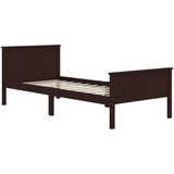  Za krevet od masivne borovine tamnosmeđi 90 x 200 cm | shoptok.hr