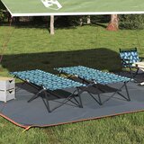  Sklopivi kamperski krevet List 2 pcs Šuma 206 x 76 x 74 cm | Eponuda.com