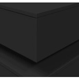 vidaXL Stolić za kavu s LED svjetlima crni 90 x 50 x 40 cm | shoptok.hr