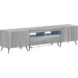  5-dijelni LED TV ormarić Siva Sonoma Konstruirano drvo - Siva Sonoma 81 cm | shoptok.hr