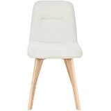 Cantus STOL, les, tekstil barve hrasta, svetlo siva | Shoptok.si