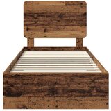  Okvir za krevet Staro drvo 100 x 200 cm Konstruirano drvo | shoptok.hr