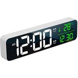 Generic Digitalna zrcalna LED budilka z 2 alarmoma, 5 stopnjami svetlosti, 40 melodijami zvonjenja, (21125774) Cene