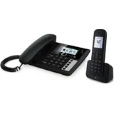 Sinus PA 207 Plus 1 Analog /DECT telephone Caller ID Black