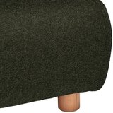 Lomoco KOTNA SEDEŽNA GARNITURA, velur temno zelena | Shoptok.si