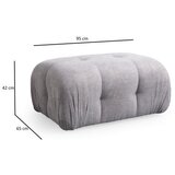 Atelier Del Sofa ugaona garnitura petite 2 light grey