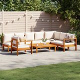 vidaXL 6-dijelna set vrtnih sofa s jastucima masivno bagremovo drvo Cijene