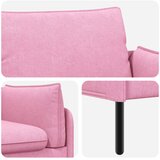 SOFA za dvije osobe Ružičasta 188 x 81 x 89 cm Tkanina | shoptok.hr