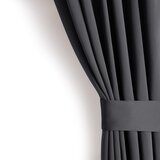 Restilo Temno siva zatemnitvena izolacijska zavesa 140x270 cm Pleat – | Shoptok.si