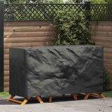 vidaXL Prevleka za zunanje pohištvo Črna 180 x 70 x 90 cm 210D | Shoptok.si