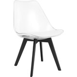 Mark stolica - prozirne / crne noge x 1 | shoptok.hr