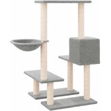  Penjalica za mačke sa stupovima za grebanje svjetlosiva 94,5 cm | shoptok.hr