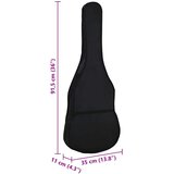  Torba za za klasičnu gitaru 1/2 crna 94 x 35 cm od tkanine | shoptok.hr